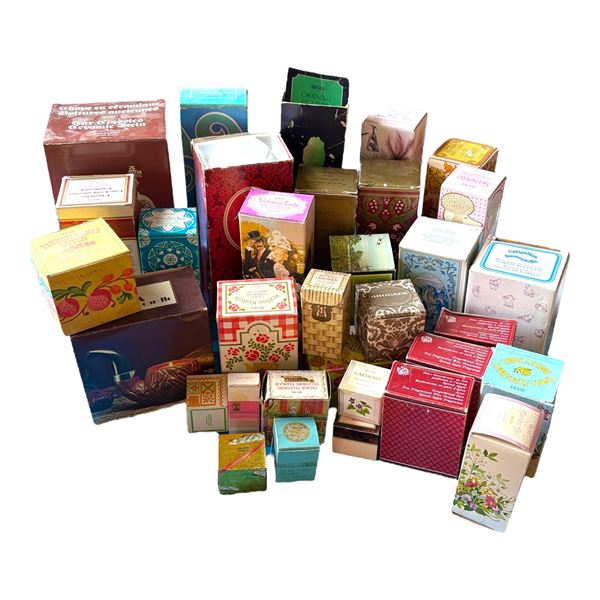 AVON - LARGE LOT OF DECANTERS WITH ORIGINAL BOXES