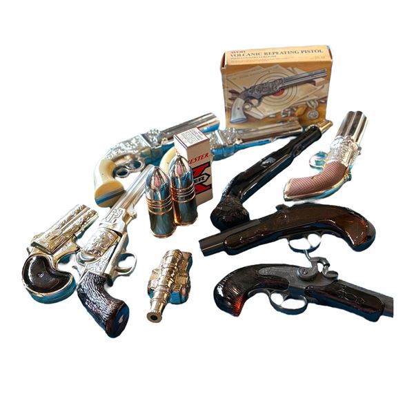 AVON - GUNS AND BULLETS DECANTERS