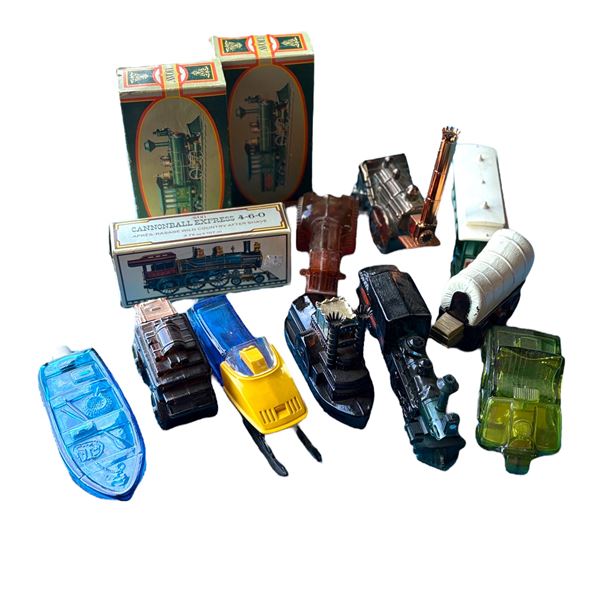 AVON - TRAINS, BOATS AND MORE DECANTERS