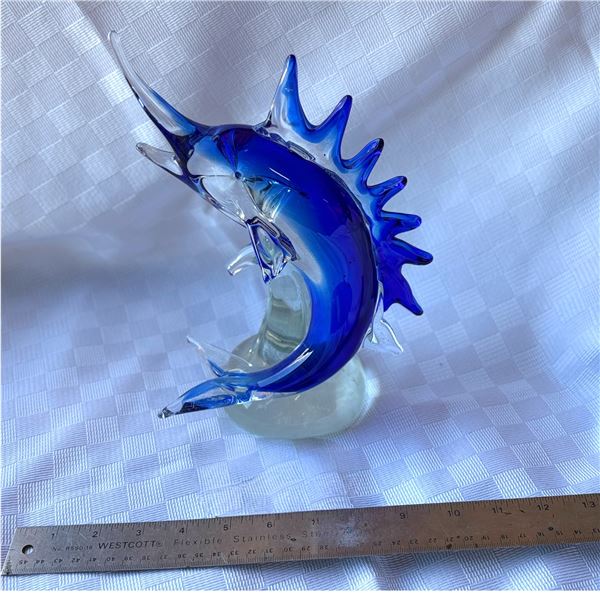 GLASS ART - SWORDFISH