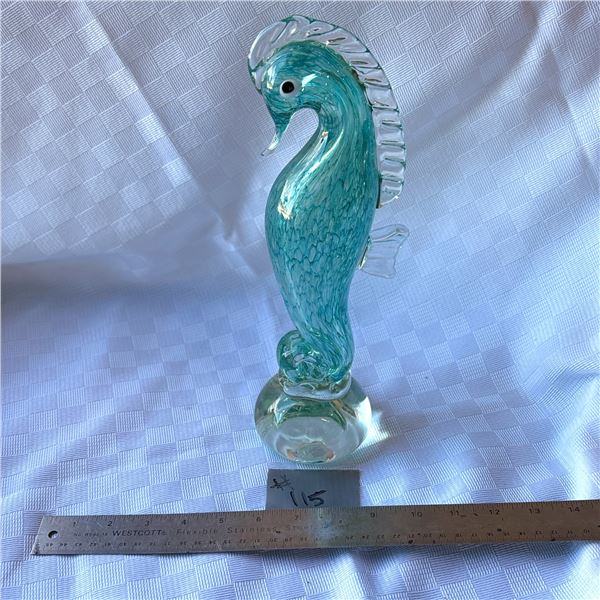 ABBOTT GLASS ART - SEAHORSE