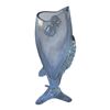Image 2 : GLASS ART - CLEAR FISH VASE