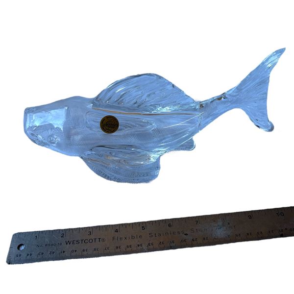 CRISTAL DARQUES GLASS ART - FISH