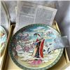 Image 6 : LOT OF 5 COLLECTOR PLATES - FLOWER GODDESSES OF CHINA SERIES