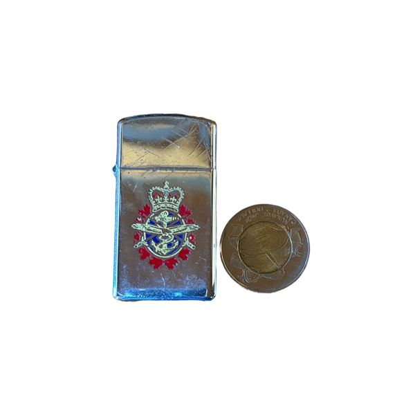 SILVER LIGHTER WITH CROWN INSIGNIA