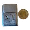 Image 1 : SILVER LIGHTER WITH SOUTHWEST ENGRAVED DESIGN
