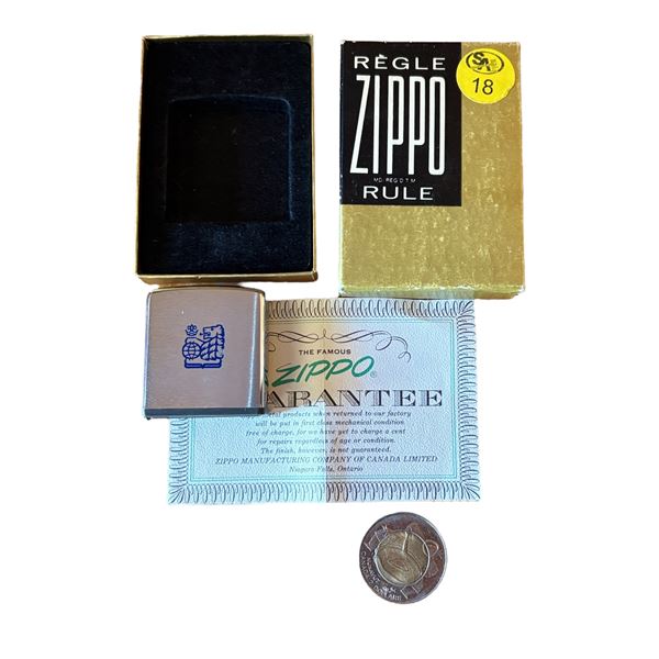 ZIPPO - RBC INSIGNIA LIGHTER WITH BOX