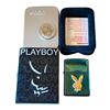 Image 1 : ZIPPO - PLAYBOY SYMBOL IN GOLD WITH BOX AND TIN