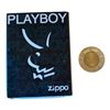 Image 4 : ZIPPO - PLAYBOY SYMBOL IN SILVER WITH BOX AND TIN
