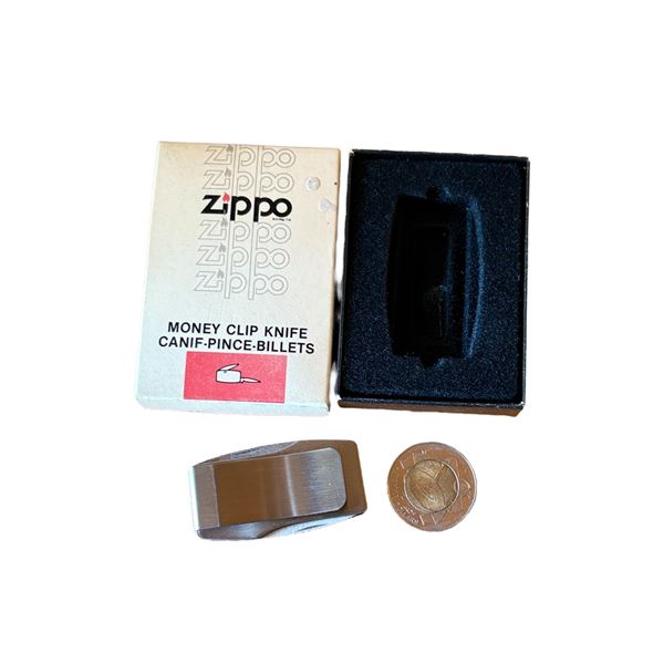 ZIPPO - MONEY CLIP KNIFE WITH BOX