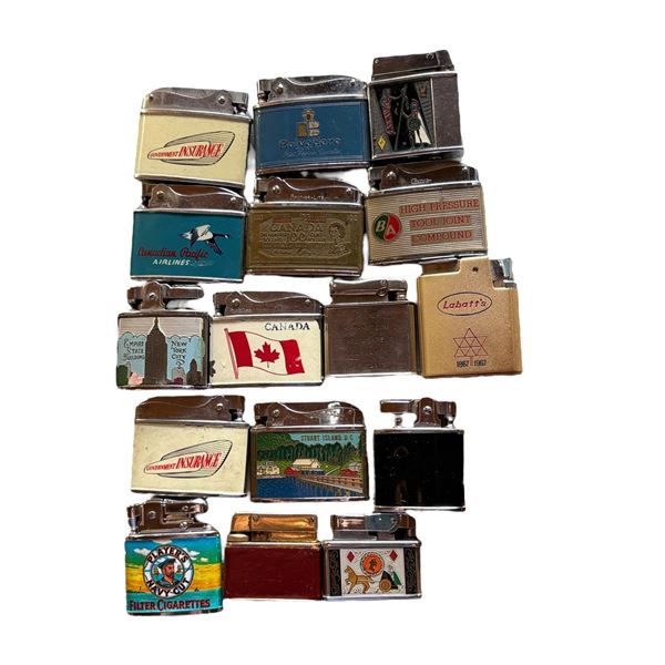 LOT OF 16 LIGHTERS