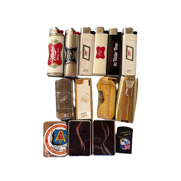 LOT OF 14 LIGHTERS A