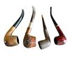 Image 2 : LOT OF 4 UNIQUE SMOKING PIPES