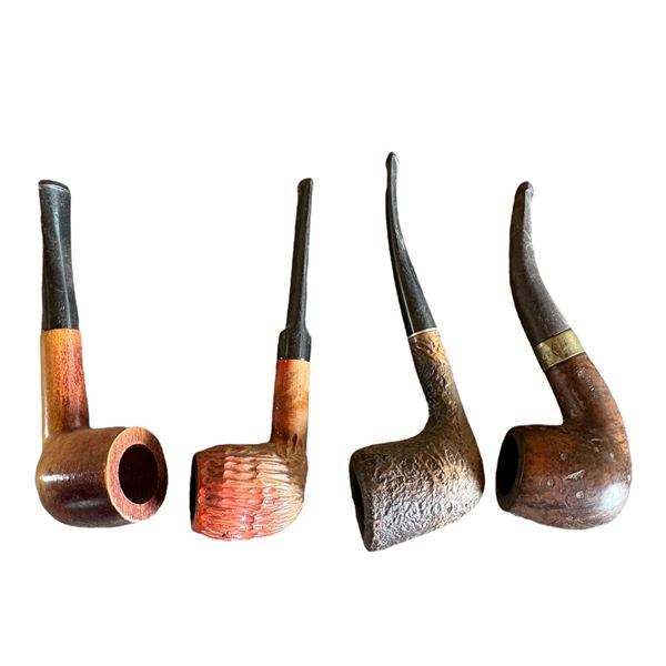 LOT OF 4 SMOKING PIPES