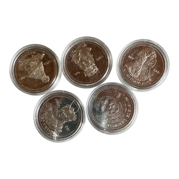 LOT OF 1977 BRITISH COLUMBIA COMMEMORATIVE COINS