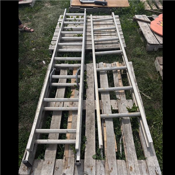 LOT OF 2 LADDERS