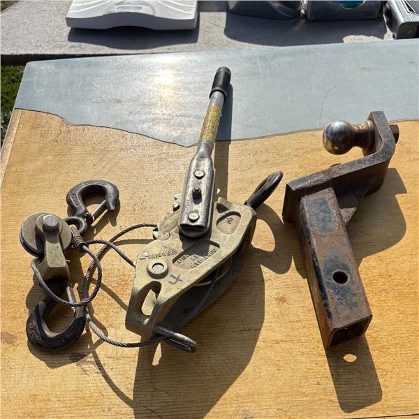 HITCH AND COME ALONG WINCH