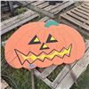 Image 1 : LARGE WOODEN PUMPKIN SIGN