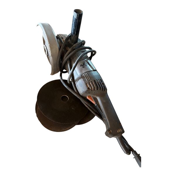 HEAVY DUTY ELECTRIC GRINDER WITH GRINDING DISCS