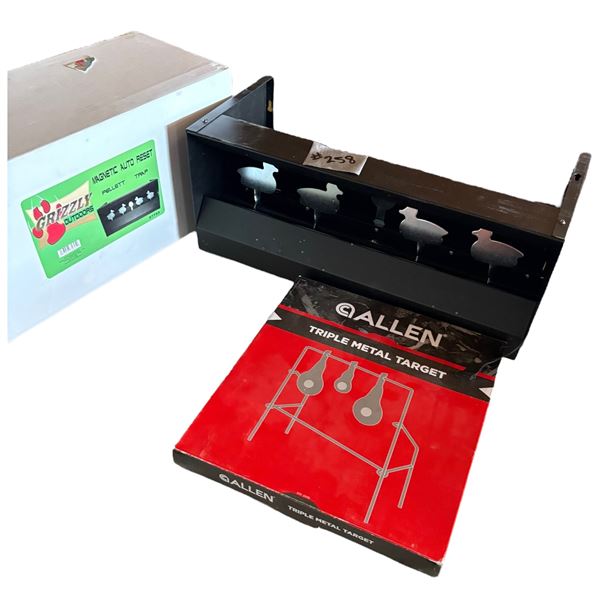 LOT OF OUTDOOR TARGETS FOR PRACTICE