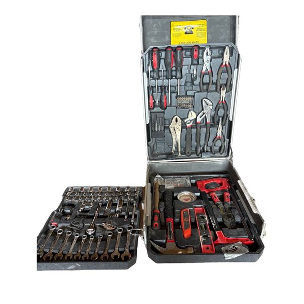 LARGE JOBMATE TOOL KIT IN METAL SUITCASE