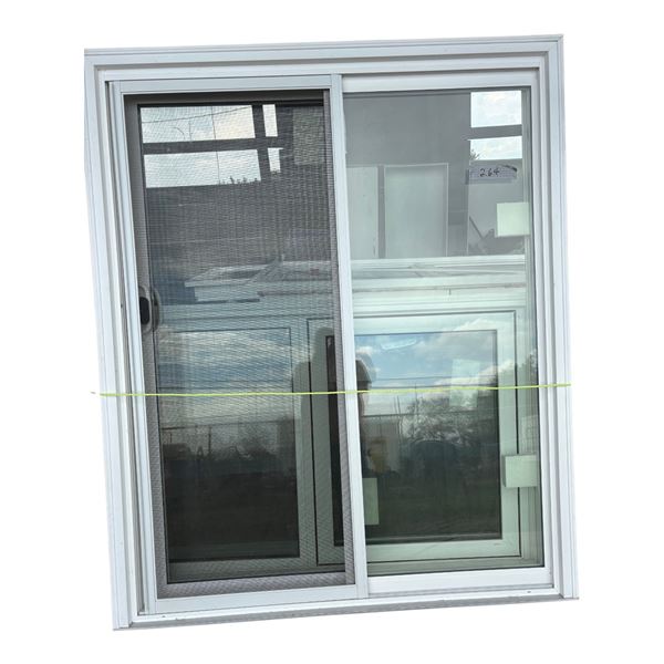 MCLEOD WINDOWS - NEW PATIO SLIDING DOOR WHITE VINYL FRAME