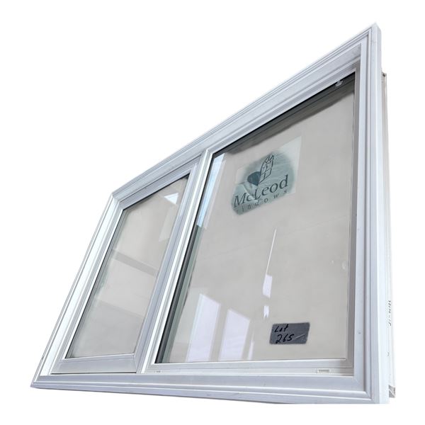 MCLEOD WINDOWS - NEW 60 X 37 DOUBLE PANE WINDOW