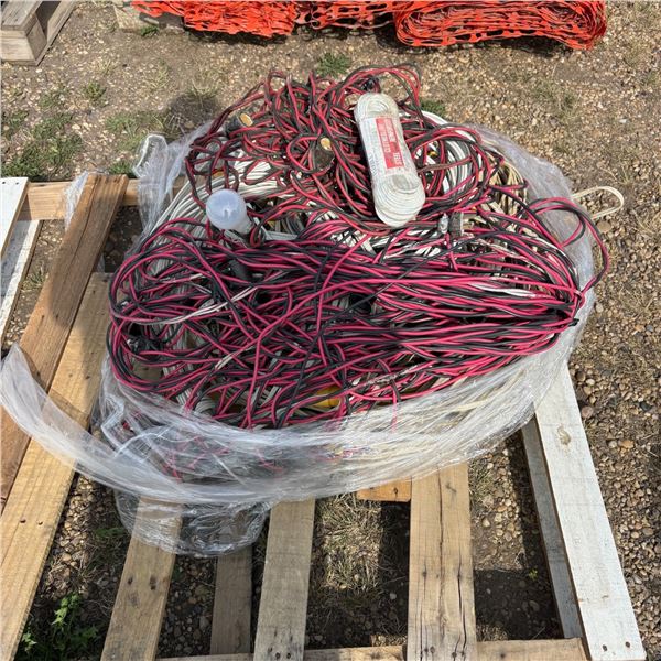 PALLET OF ELECTRIC CORDS AND WIRE
