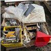 Image 1 : PALLET OF CONCRETE / CEMENT SUPPLIES AND TOOLS