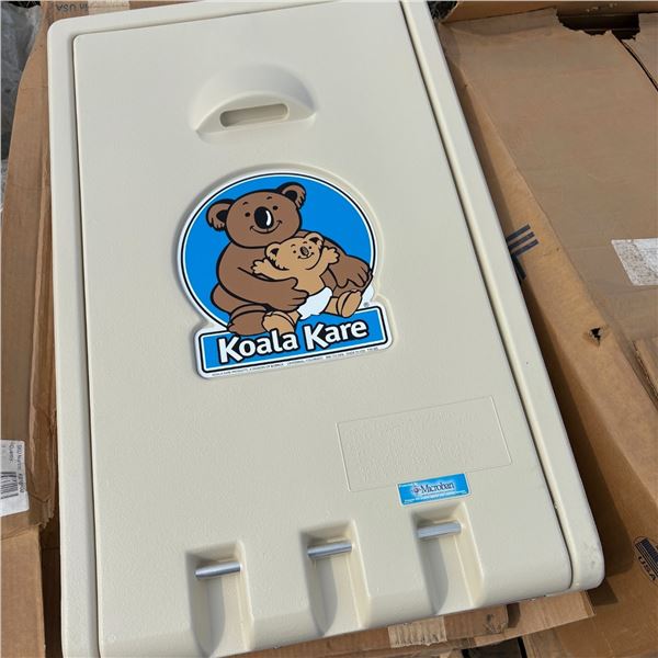 LOT OF 2 NEW KOALA KARE ADULT CHANGE STATIONS WITH NEW EXHAUST ROOF LOUVERS