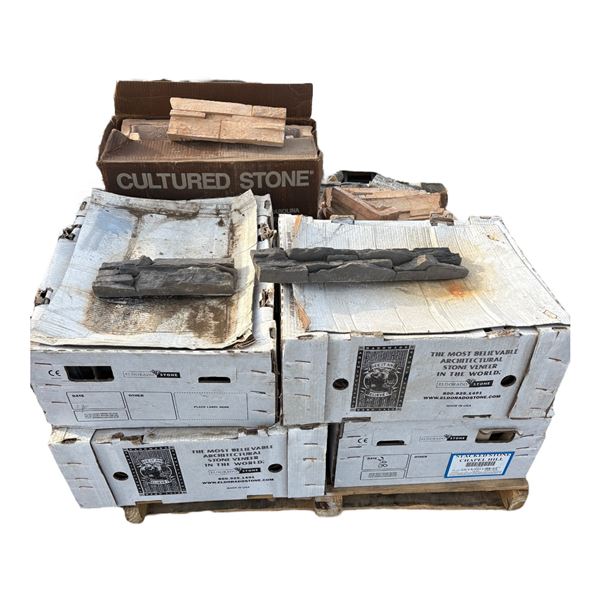 PALLET OF BOXED SIDING STONE