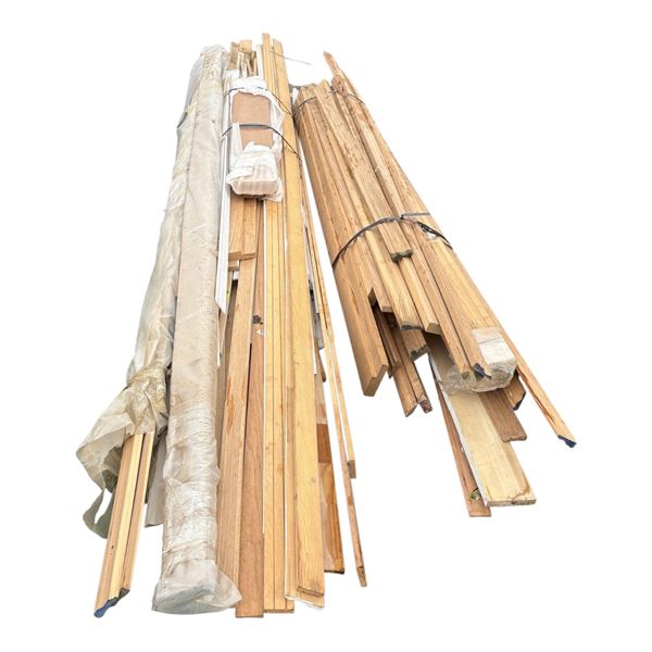PALLET OF NEW FIR MOULDING / BASEBOARDS
