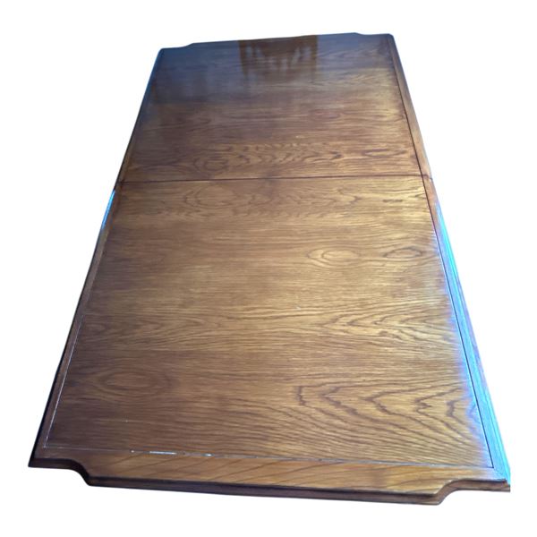 LARGE OAK DINING TABLE