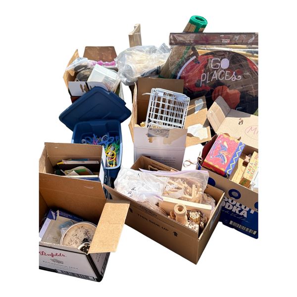 HUGE LOT OF CRAFT SUPPLIES AND TOOLS