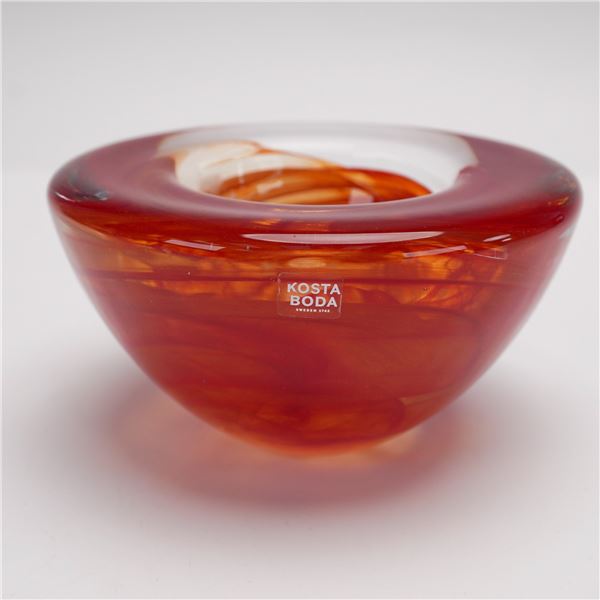 Kosta Boda Art Glass Votive Candle Holder, Atoll