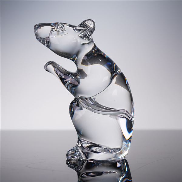 Baccarat Crystal Zodiac Rat Figurine