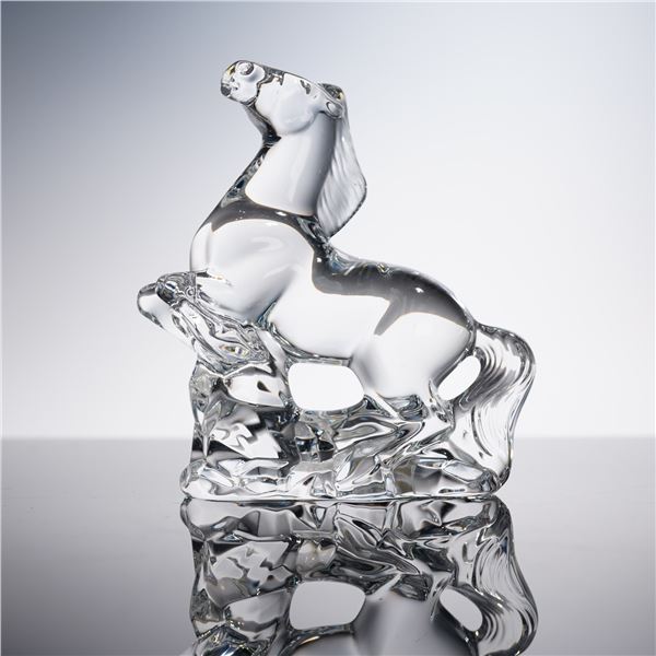 Baccarat Clear Crystal Figurine, Horse