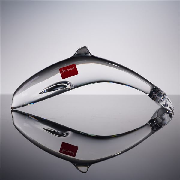 Baccarat Crystal Dolphin Figurine