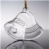 Image 1 : Orrefors Clear Crystal Millennium Bell Ornament with Box