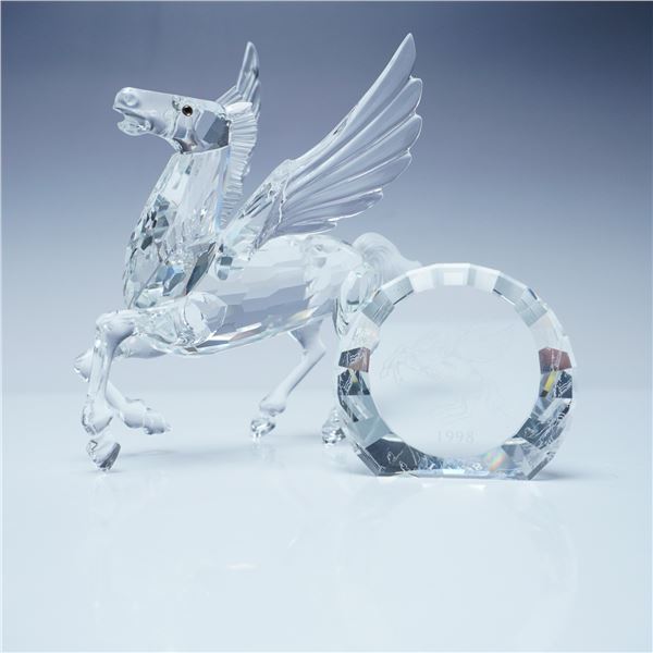 Swarovski Crystal Figurine, Pegasus with Plaque