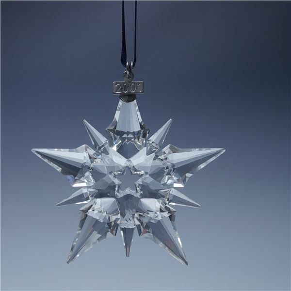 Swarovski Crystal 2001 Christmas Ornament