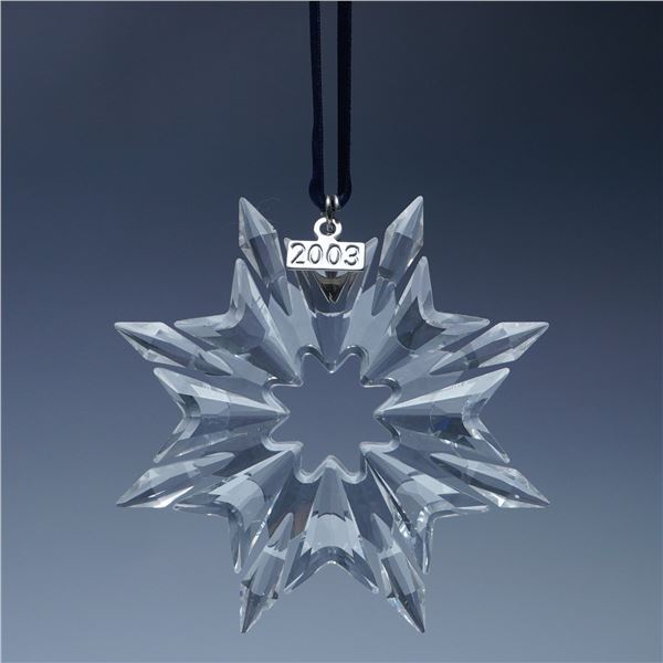 Swarovski Crystal 2003 Christmas Ornament
