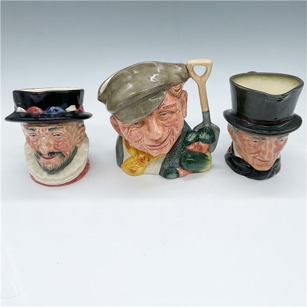 3pc Royal Doulton Character Jugs, The Gardener and Beefeater