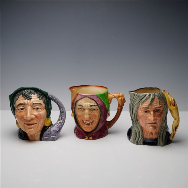 3pc Royal Doulton Large Character Jug Set