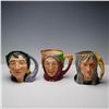 Image 1 : 3pc Royal Doulton Large Character Jug Set