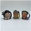 Image 1 : 3pc Royal Doulton Small Character Jugs