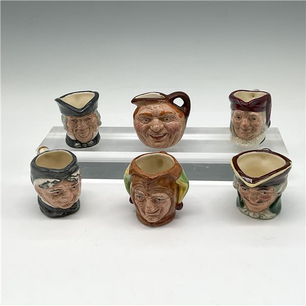 Royal Doulton Tiny Character Jugs, Diamond Anniversary Set