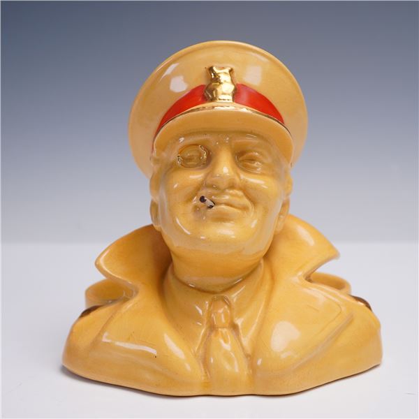 Royal Doulton Figural Ashtray, Army Club Officer
