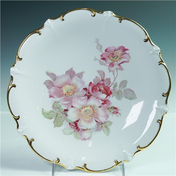 Schumann Arzberg Bavaria Wild Rose Charger for Golden Crown E&R