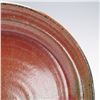 Image 5 : Studio Art Pottery Plate with Rust and Cream Glaze